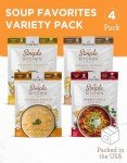 ReadyWise Variety Pack Soup Mix – 4 Pouches