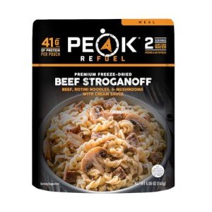 Peak Refuel Beef Stroganoff | High-Protein Camping Meal