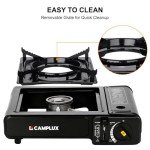 Camplux Portable Dual Fuel Camping Stove with Case