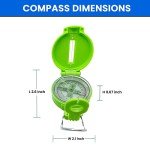 Durable Lensatic Compass for Hiking and Survival