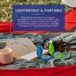 Durable Lensatic Compass for Hiking and Survival