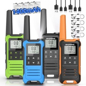 Baofeng Long-Range Walkie Talkie (4-Pack)