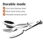 Portable 4-in-1 Camping Utensil Set