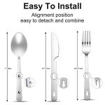 Portable 4-in-1 Camping Utensil Set