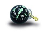 Coghlan's Black Pin-On Ball Compass