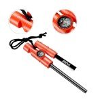 Military Compass and Fire Starter Survival Kit