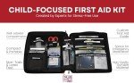 Kids' Portable First Aid Kit with CPR Shield