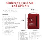 Kids' Portable First Aid Kit with CPR Shield