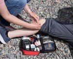 Kids' Portable First Aid Kit with CPR Shield