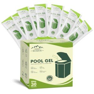 30 Packets Portable Toilet Poo Gel for Camping