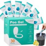 Portable Toilet Gel Packets for Emergencies (50)