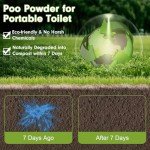 30 Packets Portable Toilet Poo Gel for Camping