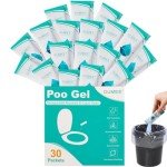 Portable Toilet Gel Packets for Emergencies (50)