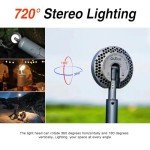 Telescoping Waterproof Camping Lantern with 12000mAh Battery