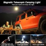 Telescoping Waterproof Camping Lantern with 12000mAh Battery