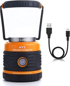 Rechargeable LED Lantern with Power Bank - 1800LM