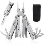 Emergency Multitool Pocket Knife with Pliers and Scissors