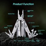Emergency Multitool Pocket Knife with Pliers and Scissors