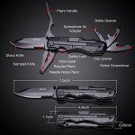 Tactical Multitool Pocket Knife for Emergency Preparedness