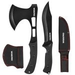 Survival Knife and Axe Combo for Emergencies