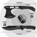 Survival Knife and Axe Combo for Emergencies