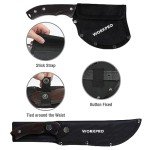 WORKPRO Axe and Knife Set for Survival Adventures
