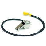 Stainless Steel Whistle with Lanyard for Emergencies