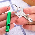100-Piece Emergency Whistle Keychain Survival Kit