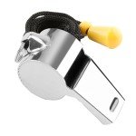 Loud Stainless Steel Whistle with Lanyard 1 Pack