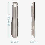 Ultralight Titanium Backpacking Shovel with Sleeve