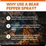 Bear Spray with Holster for Camping & Hiking