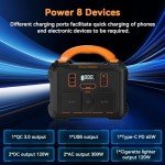 Jeazans 300W Solar Generator Power Station for Emergencies