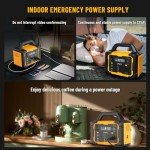 Portable Solar Generator with Foldable Solar Panel