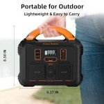 Jeazans 300W Solar Generator Power Station for Emergencies