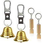 2-Pack Loud Bear Bell and Whistle Set