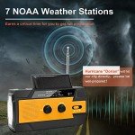 Portable Solar Hand Crank Emergency Radio with Flashlight
