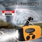 Hand Crank Radio with Flashlight and Power Bank
