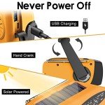 Hand Crank Radio with Flashlight and Power Bank