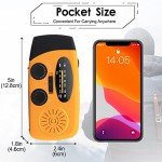 Hand Crank Radio with Flashlight and Power Bank