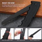Tactical Survival Hammer Axe with Saw & Whistle