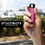 Pink Pepper Spray & Stun Gun Keychain Combo