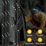 Reflective Paracord Rope 100' with Bag