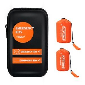 Frelaxy Emergency Survival Tent Bivy Kit - Orange