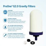 ProOne Traveler+ Stainless Steel Gravity Water Filter