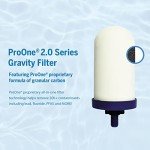 ProOne Traveler+ Stainless Steel Gravity Water Filter