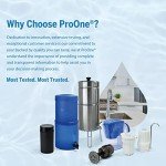 ProOne Traveler+ Stainless Steel Gravity Water Filter