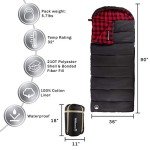 Cozy 32°F Sleeping Bag with Hood for Camping