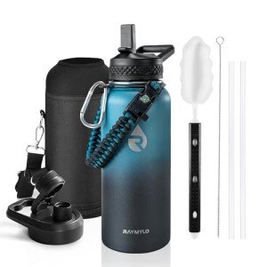 RAYMYLO 32 oz Insulated Water Bottle Flask