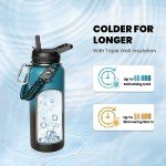 RAYMYLO 32 oz Insulated Water Bottle Flask