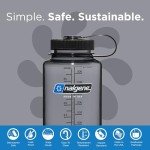 32 OZ BPA-Free Water Bottle - Eco-Friendly Gray
